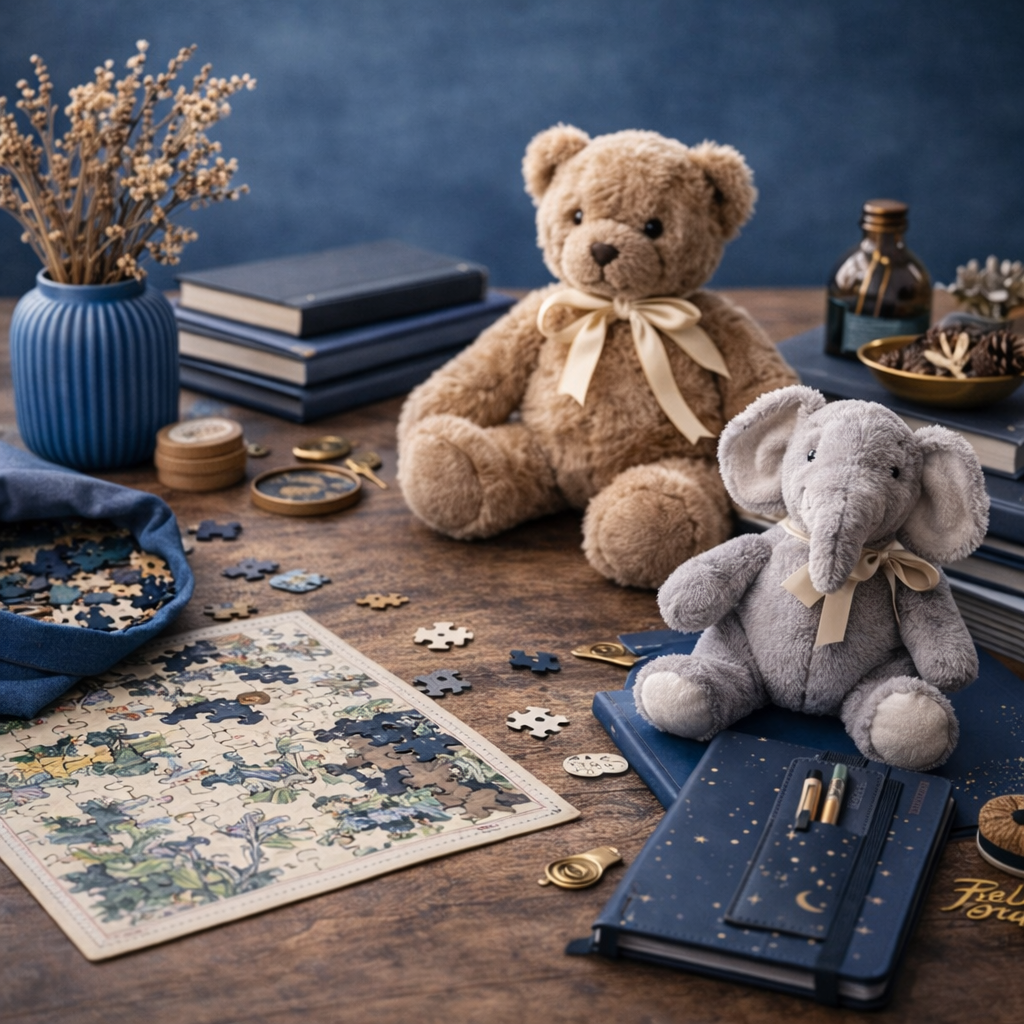 Exklusives Fundstück bei Vortono: Puzzle und Plüschtiere – handverlesenes Accessoire für ein schönes Zuhause