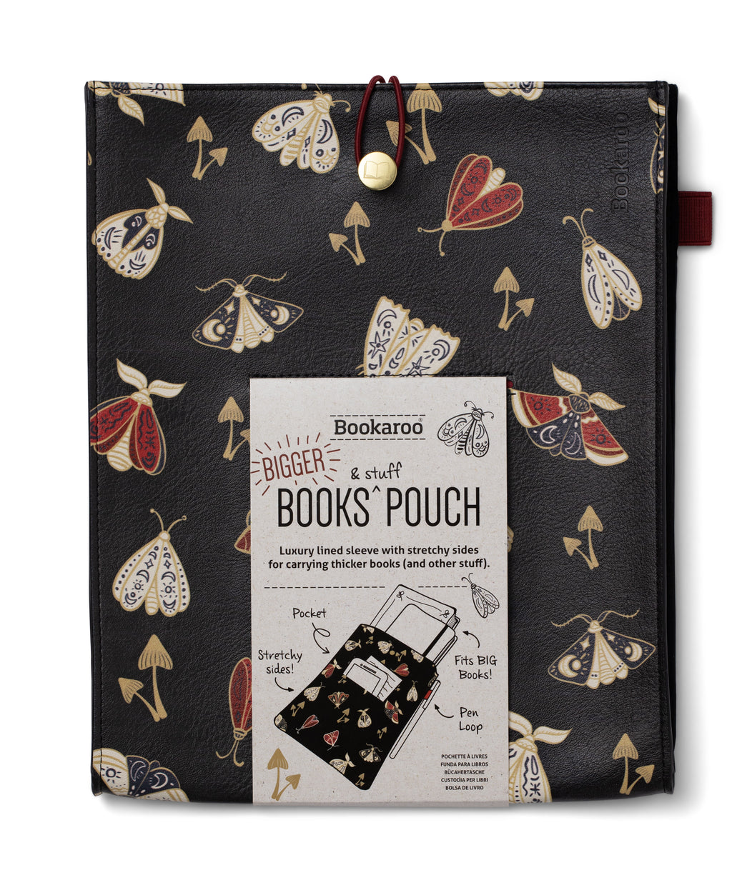 Bookaroo Große Buchtasche Moths