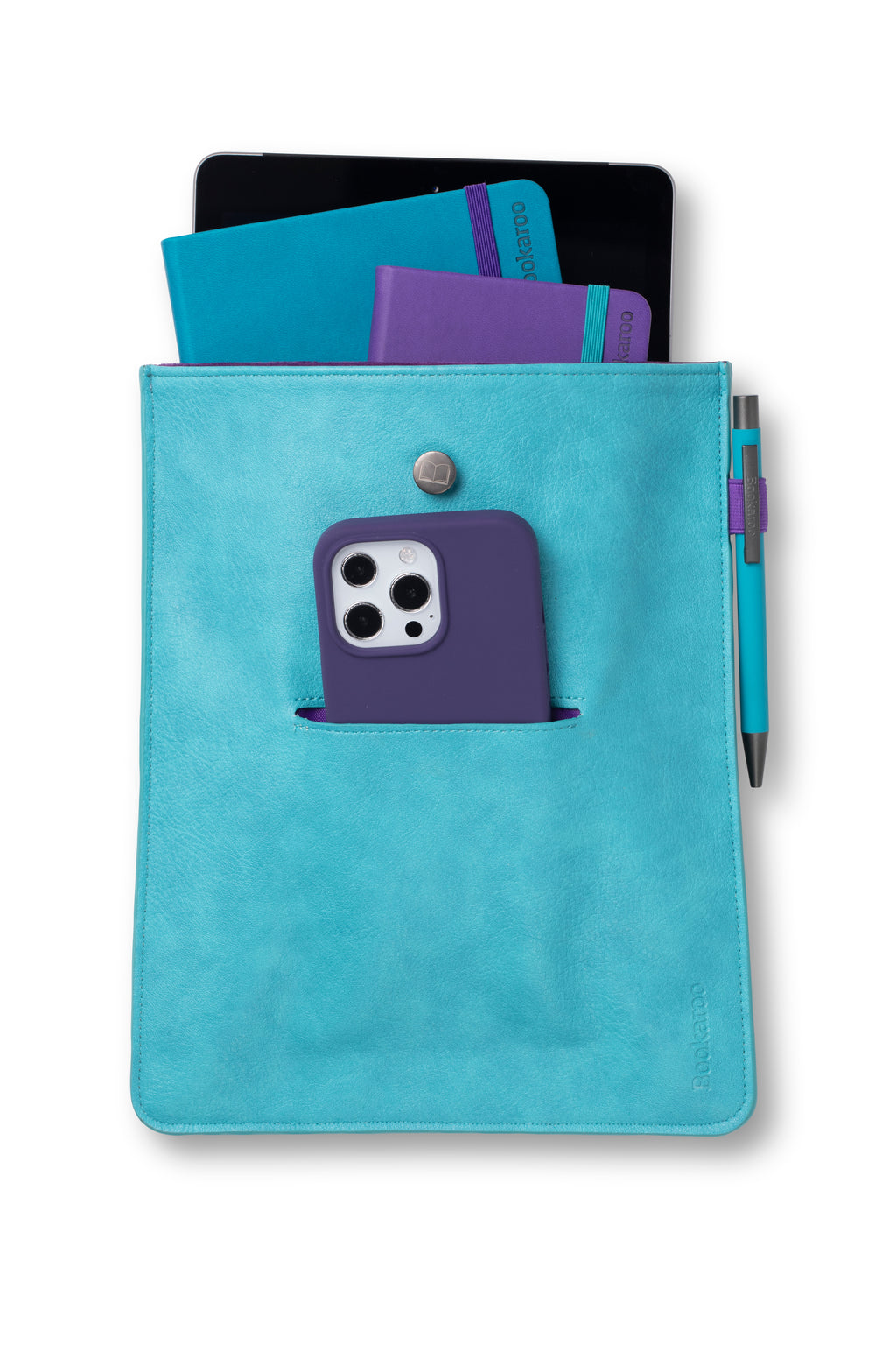 Bookaroo Große Buchtasche turquoise