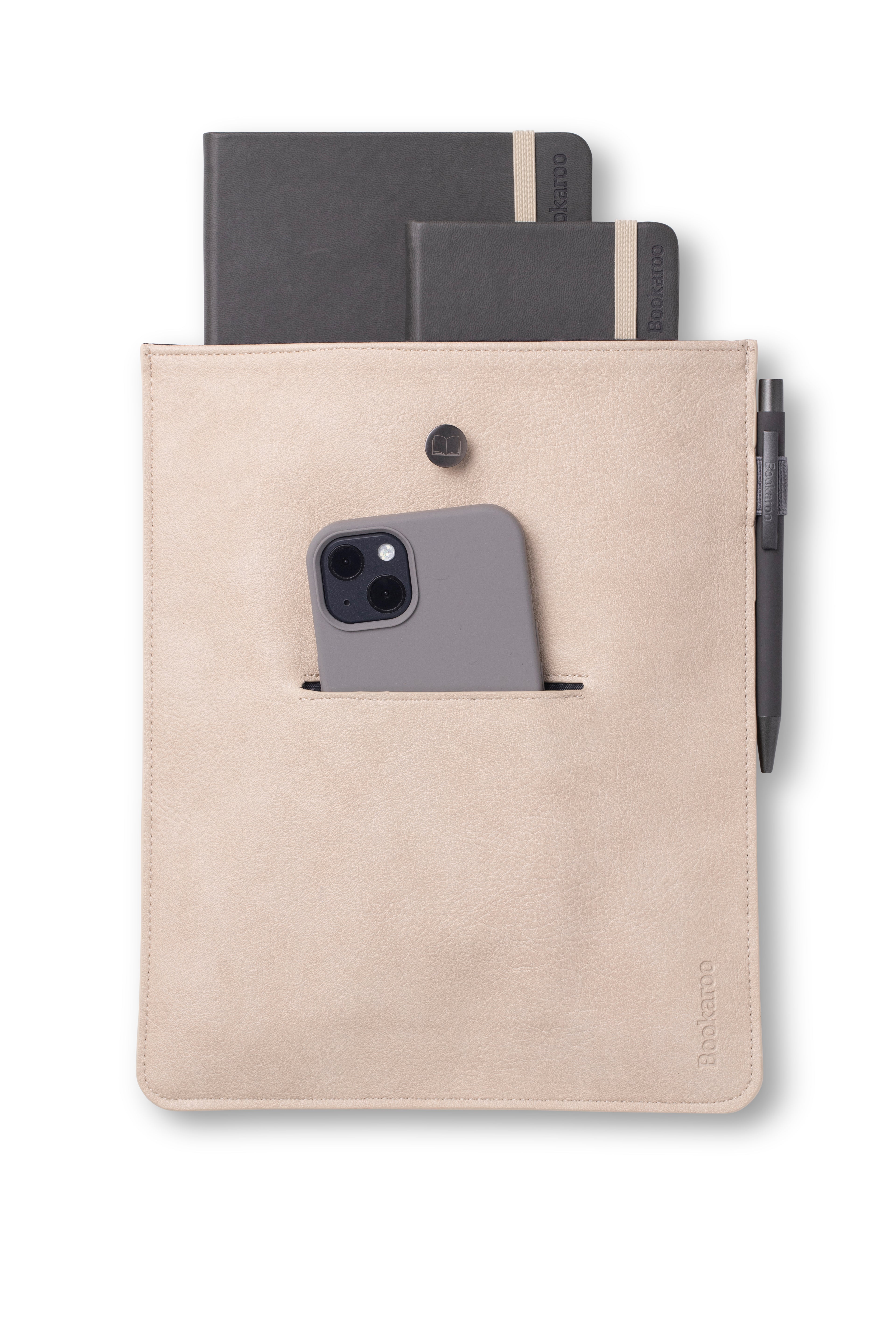 Bookaroo Große Buchtasche cream