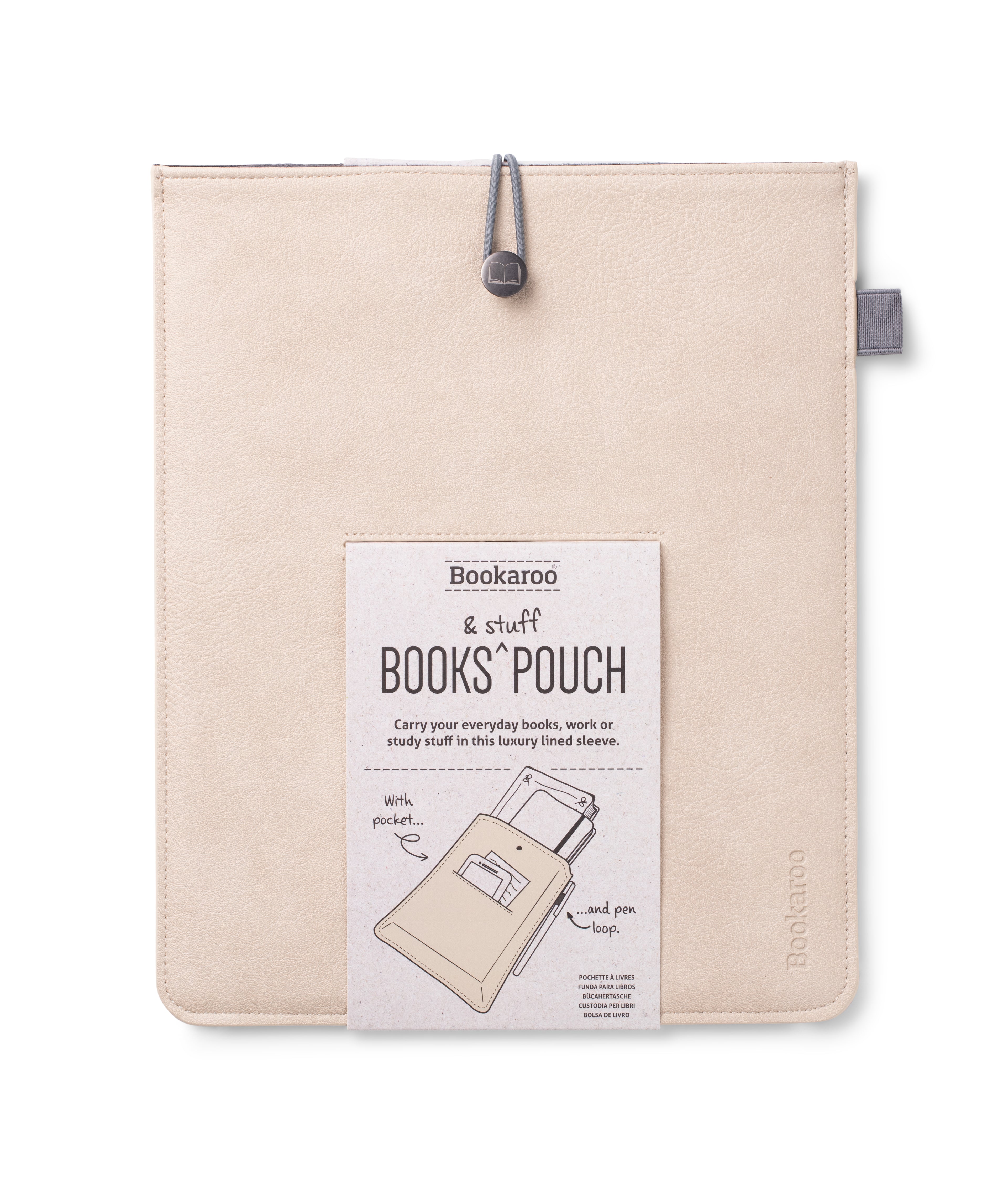 Bookaroo Große Buchtasche cream