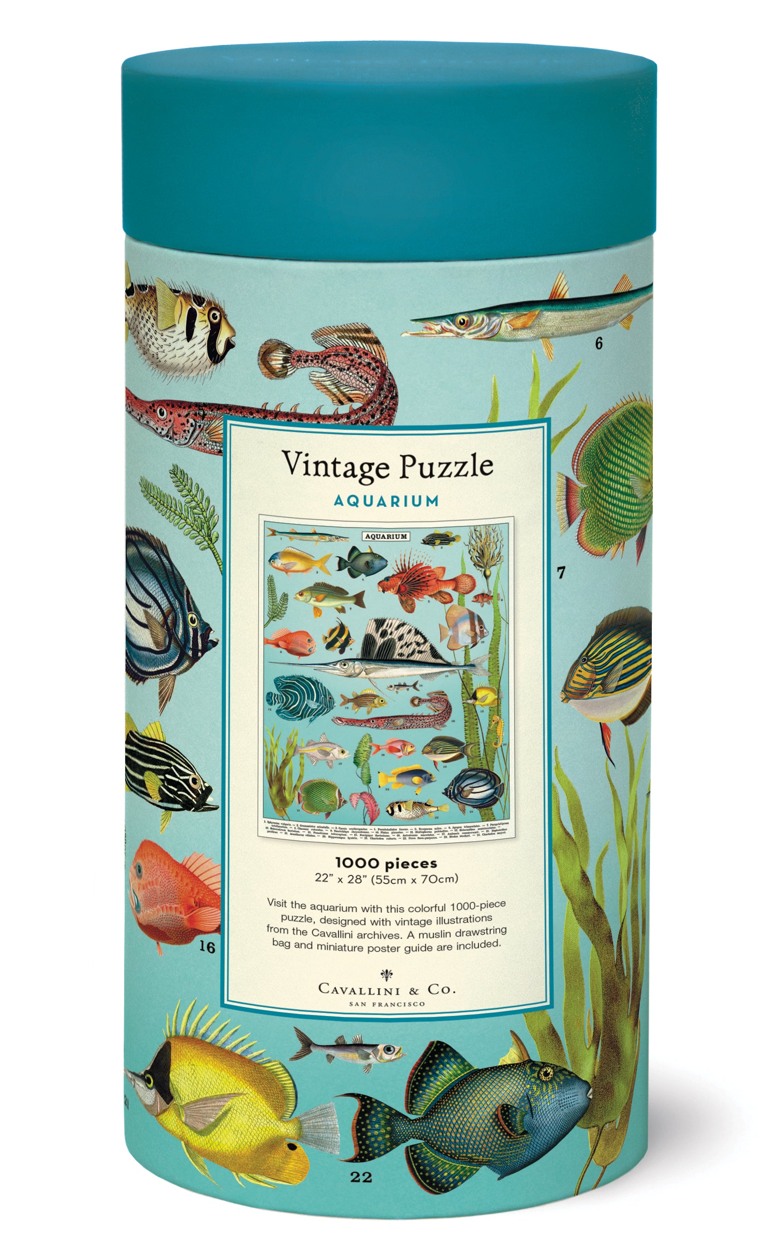 Aquarium Cavallini Puzzle 1000 Teile