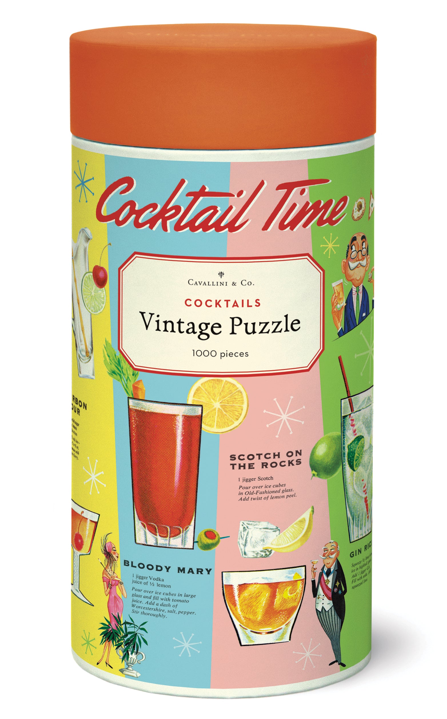 Cocktails 
Cavallini Puzzle 1000 Teile