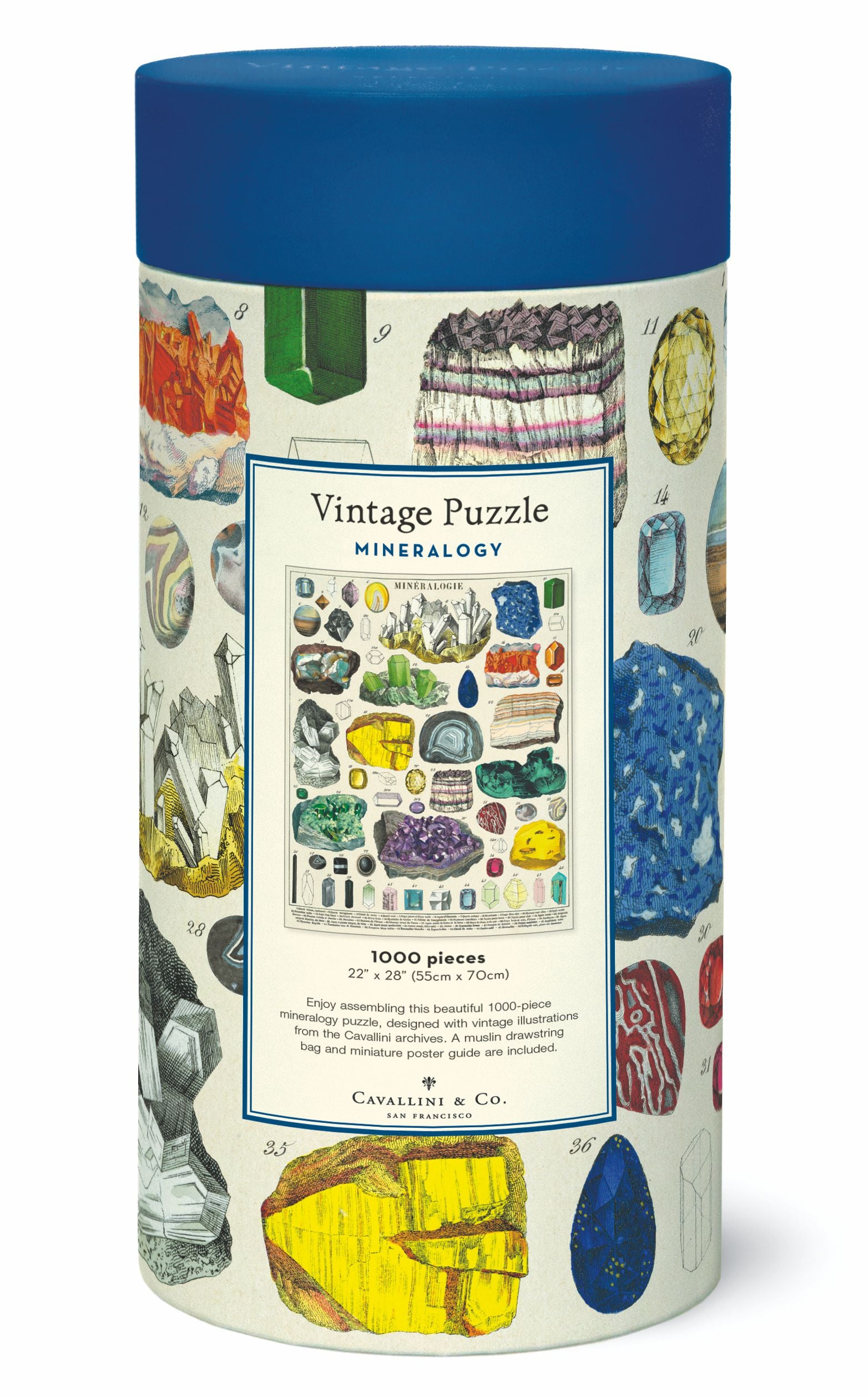 Mineralogie 
Cavallini Puzzle 1000 Teile