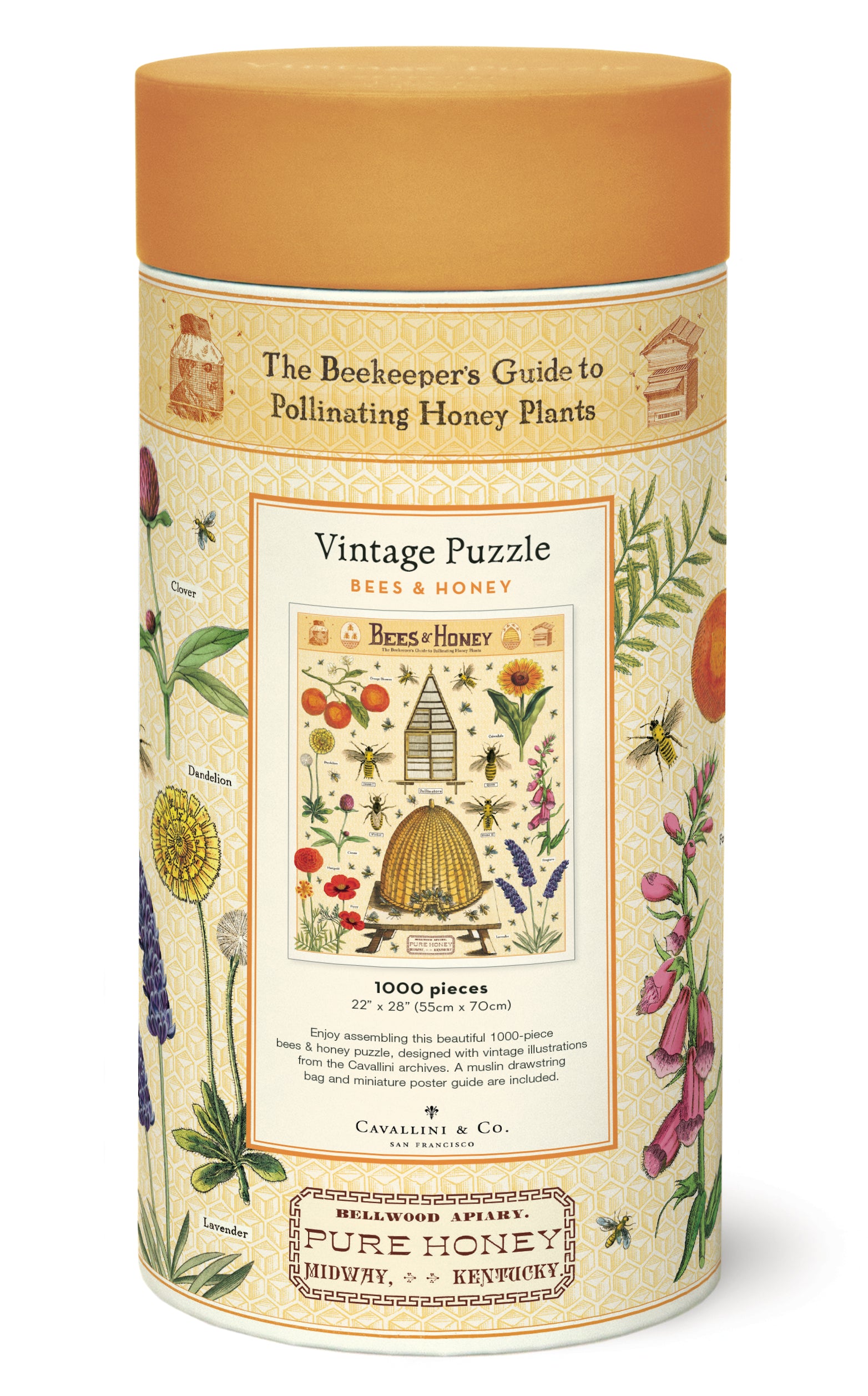 Bees & Honey 
Cavallini Puzzle 1000 Teile