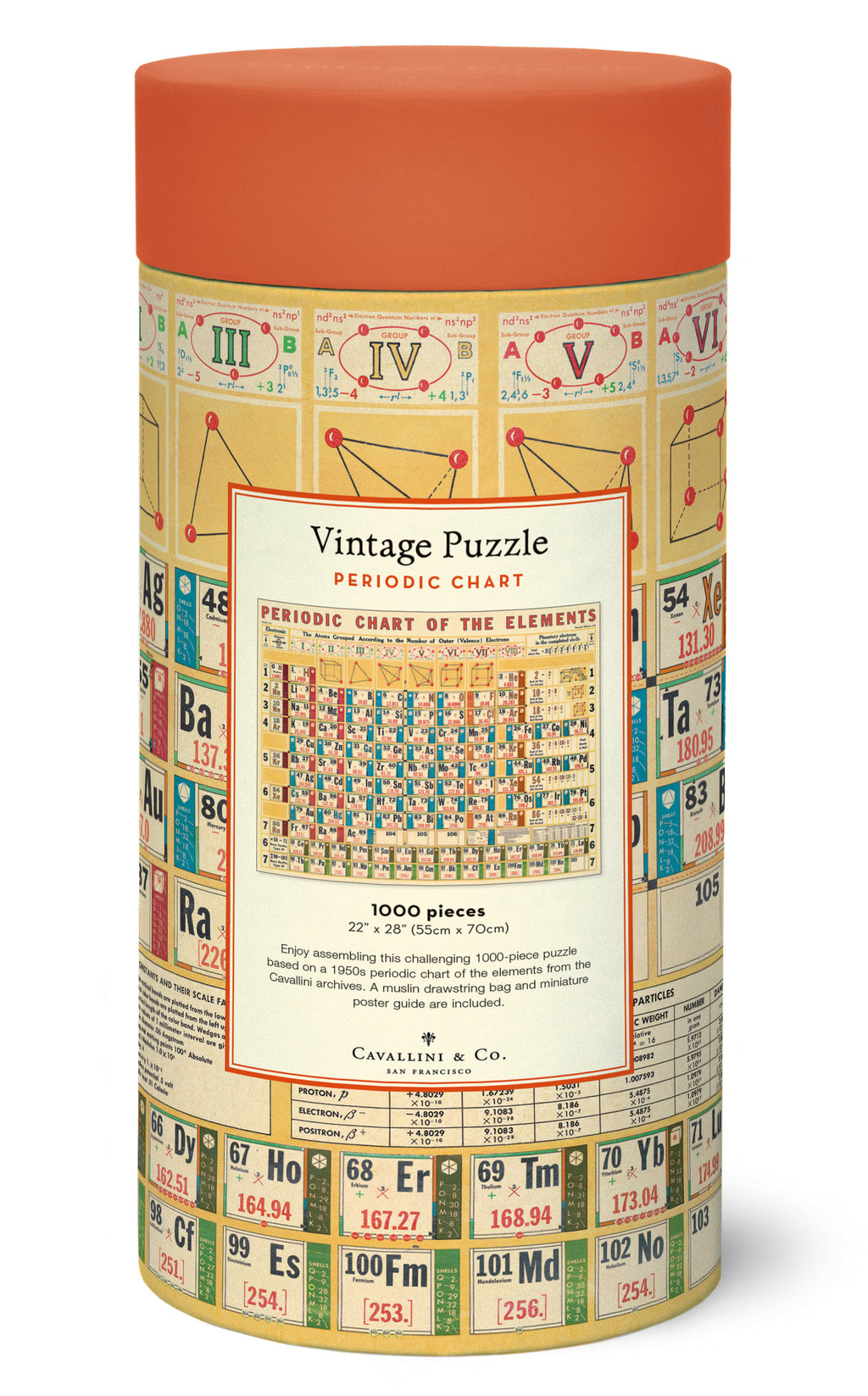 Periodic Chart Cavallini Puzzle 1000 Teile