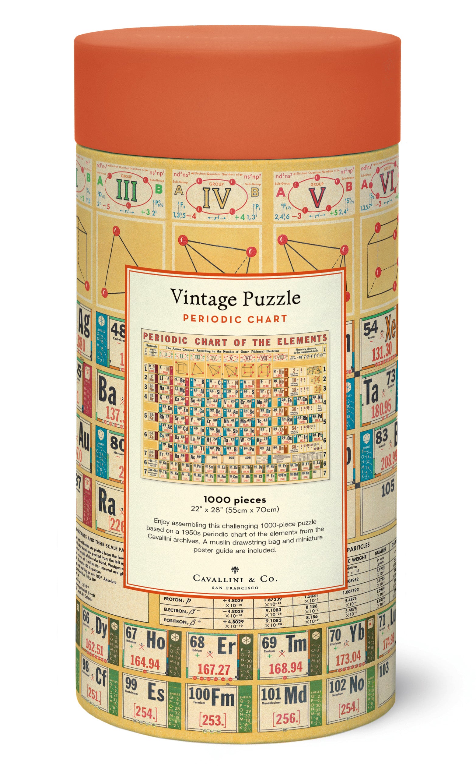 Periodic Chart Cavallini Puzzle 1000 Teile
