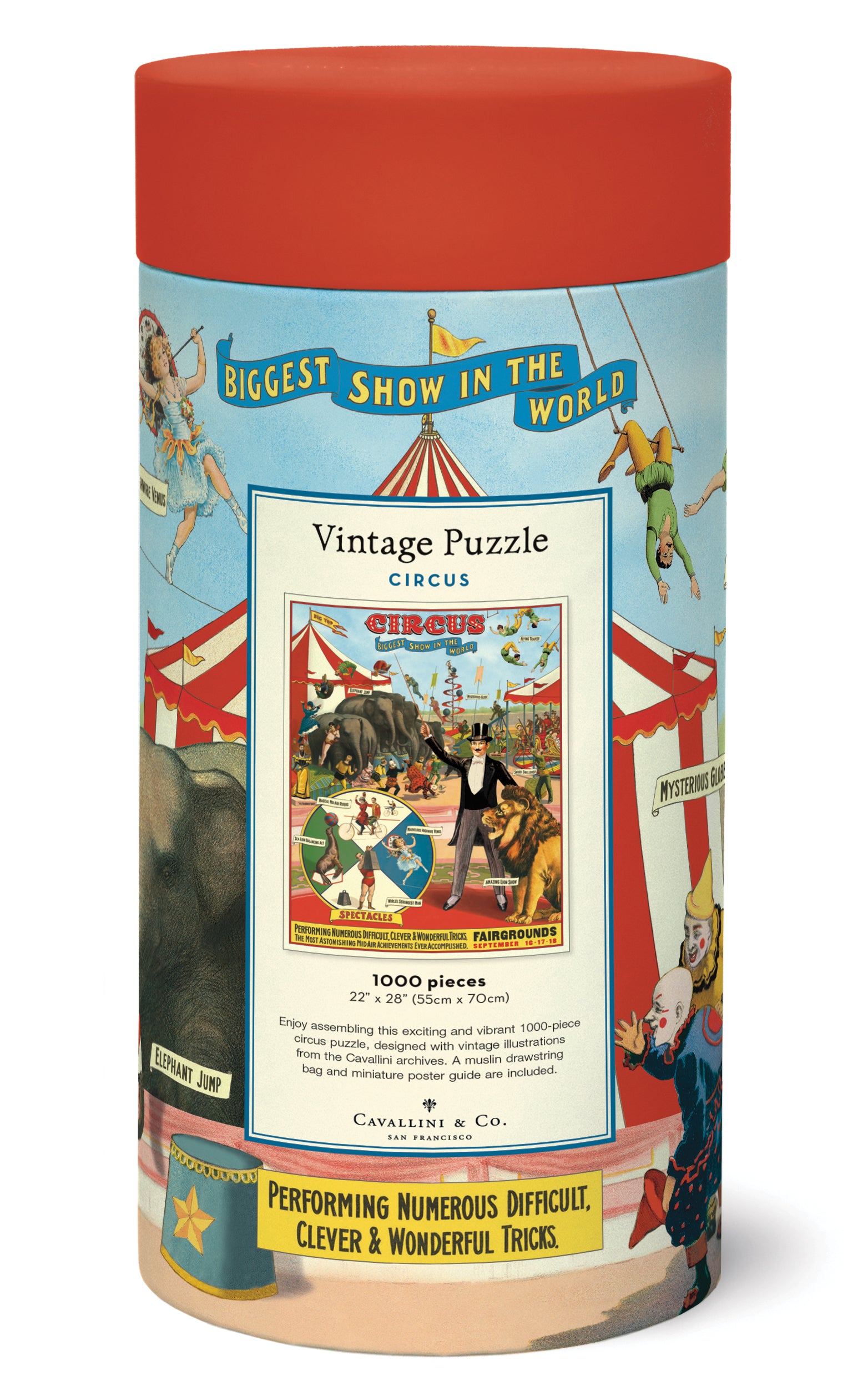 Circus 
Cavallini Puzzle 1000 Teile
