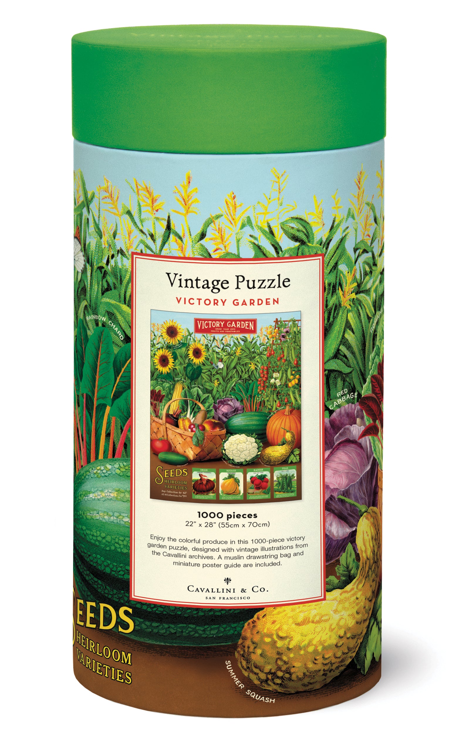 Victory Garden 
Cavallini Puzzle 1000 Teile