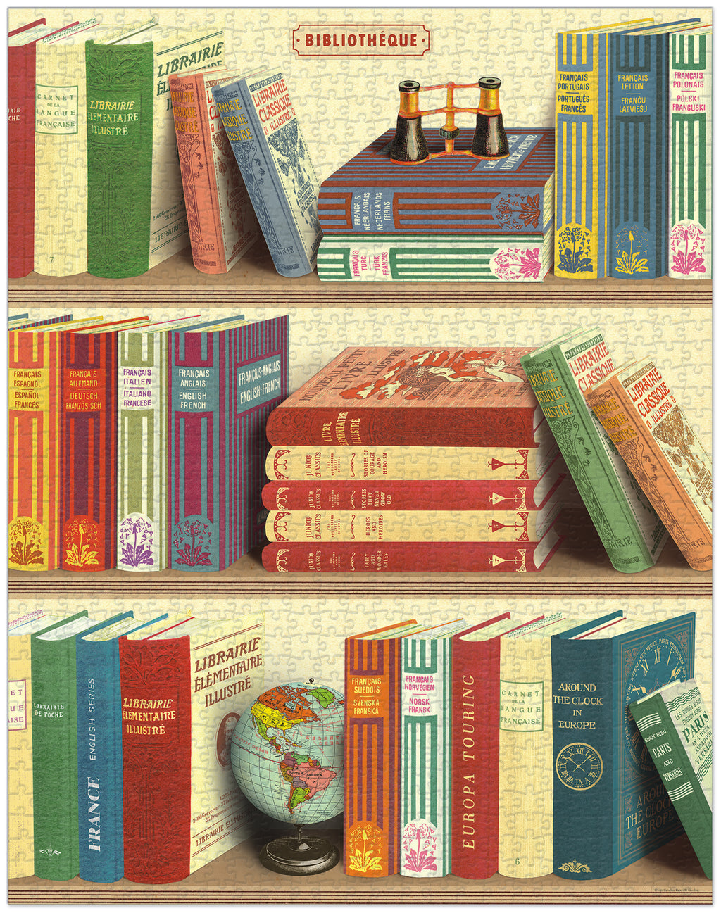 Library 
Cavallini Puzzle 1000 Teile