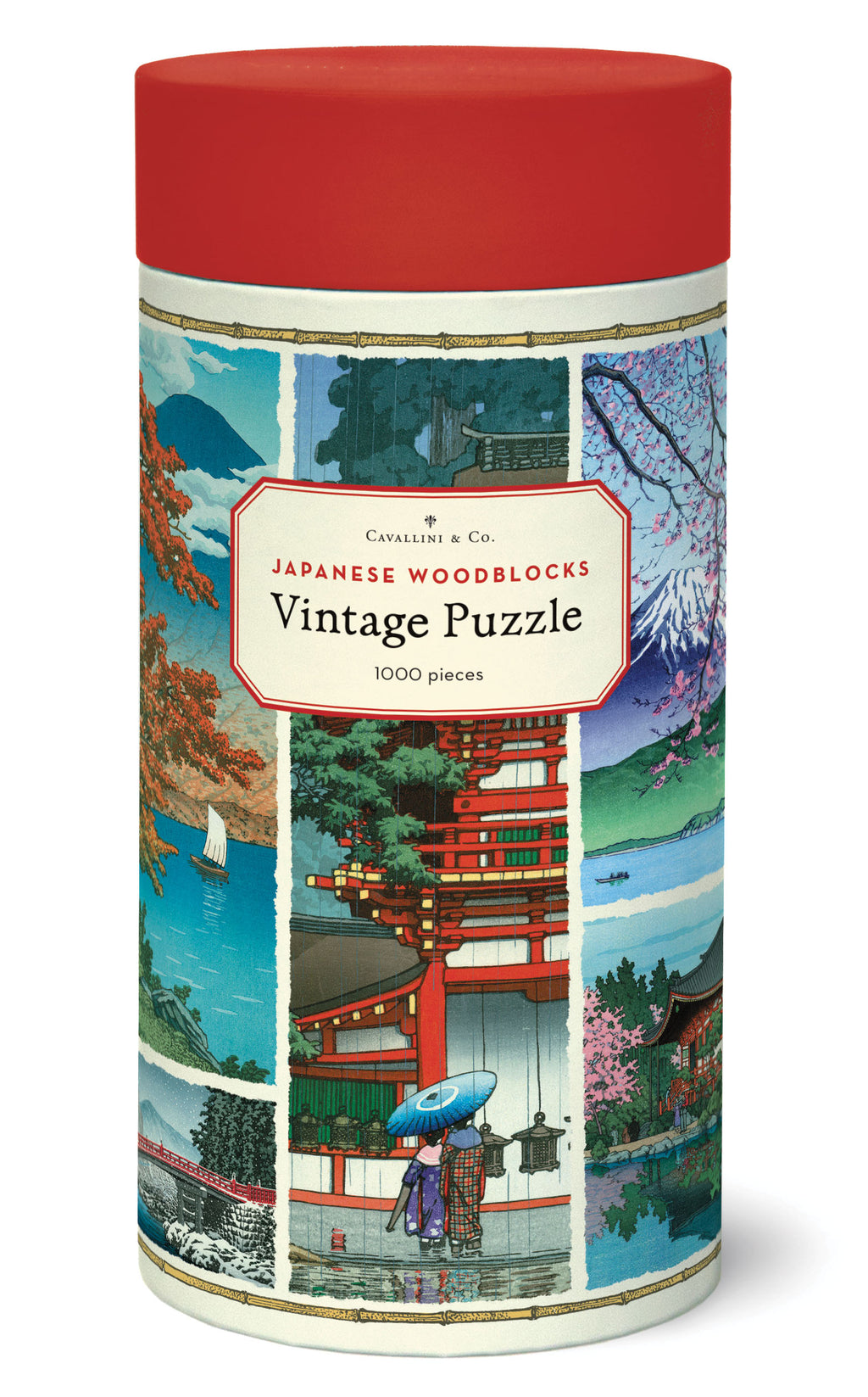 Japanese Woodblocks Cavallini Puzzle 1000 Teile