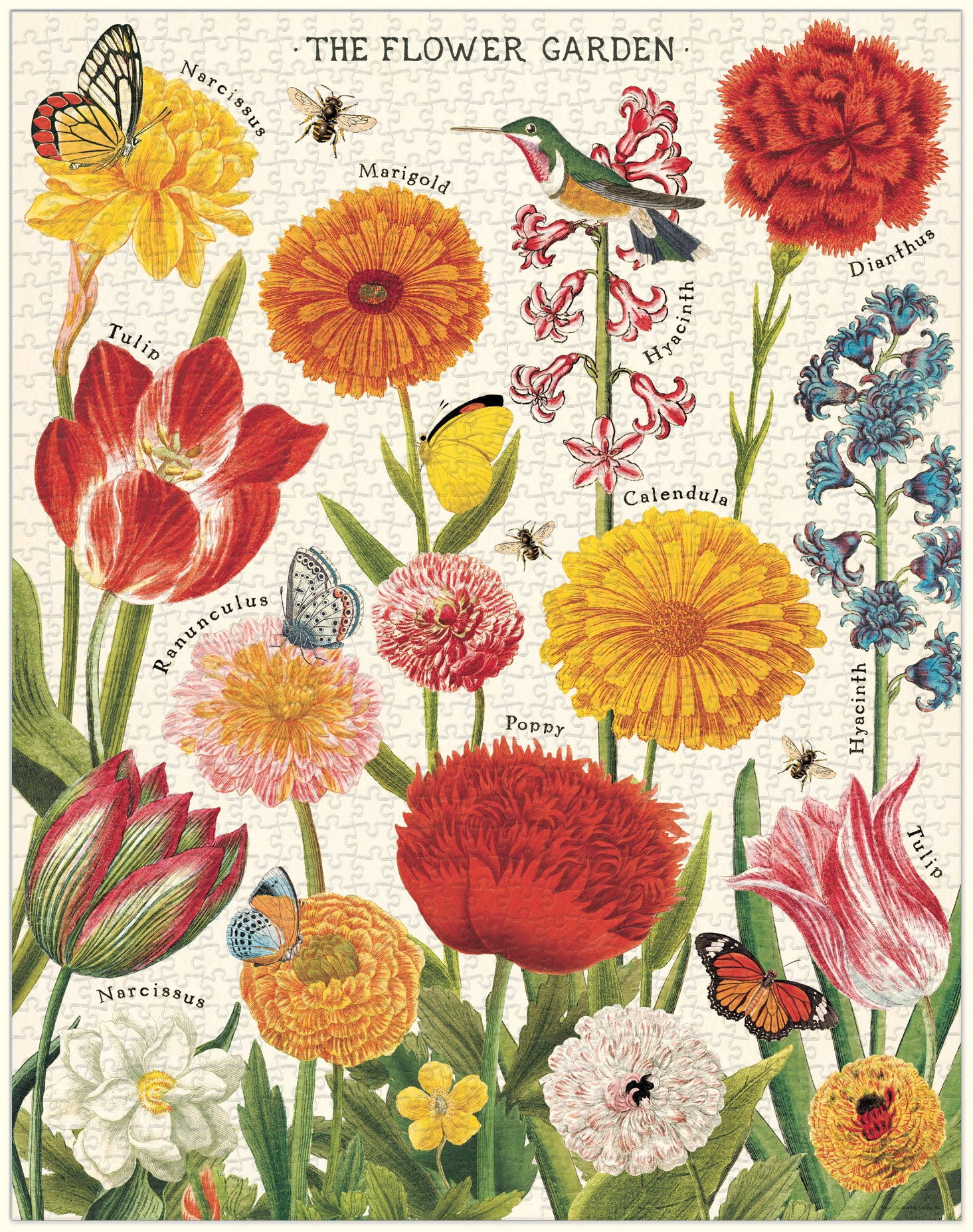 Flower Garden 
Cavallini Puzzle 1000 Teile