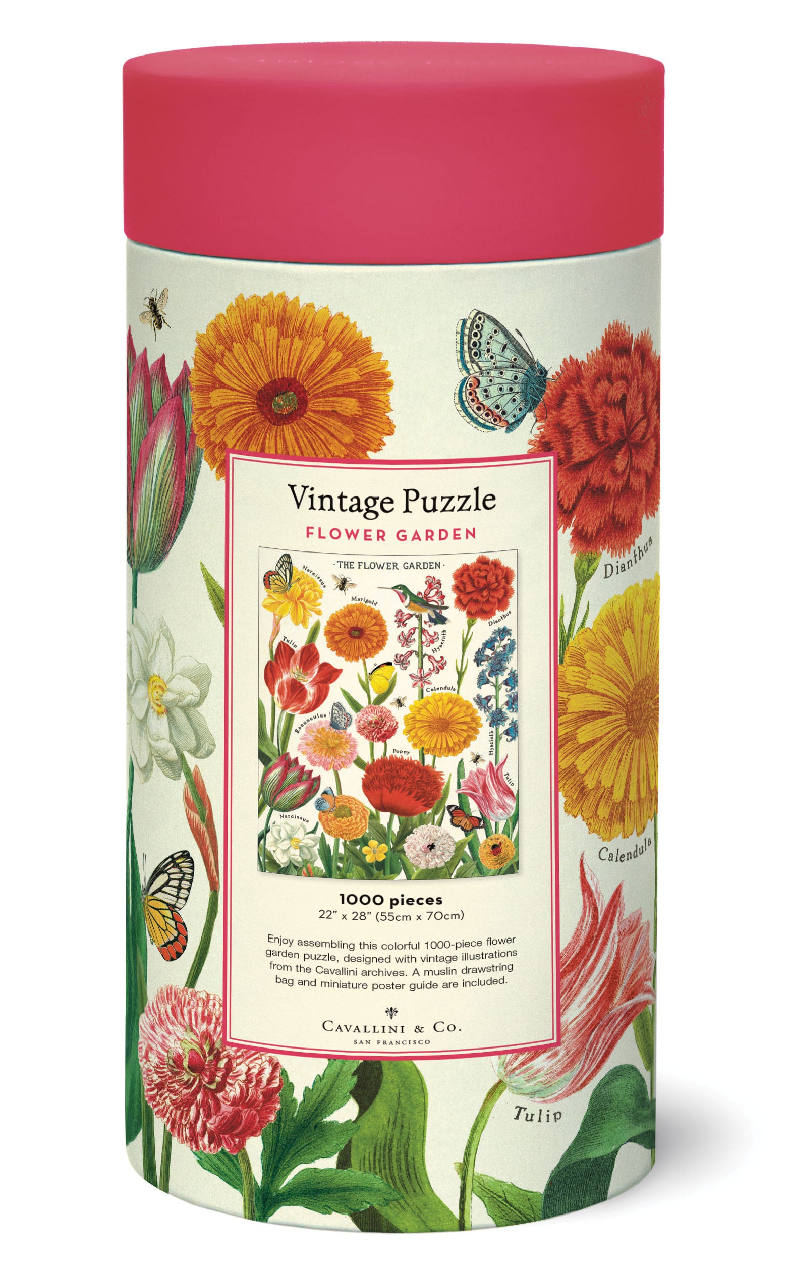 Flower Garden 
Cavallini Puzzle 1000 Teile