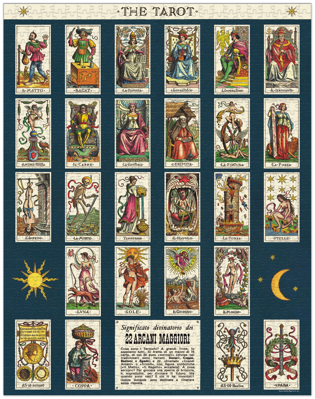 Tarot 
Cavallini Puzzle 1000 Teile