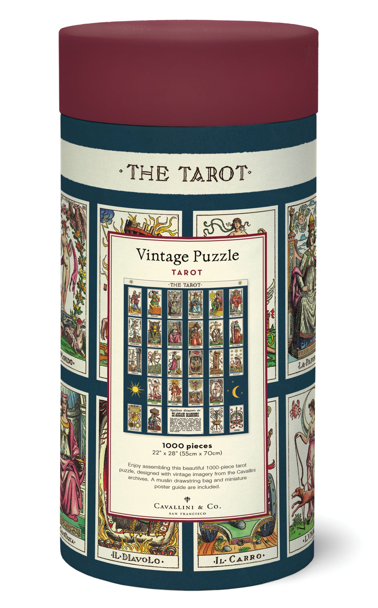 Tarot 
Cavallini Puzzle 1000 Teile