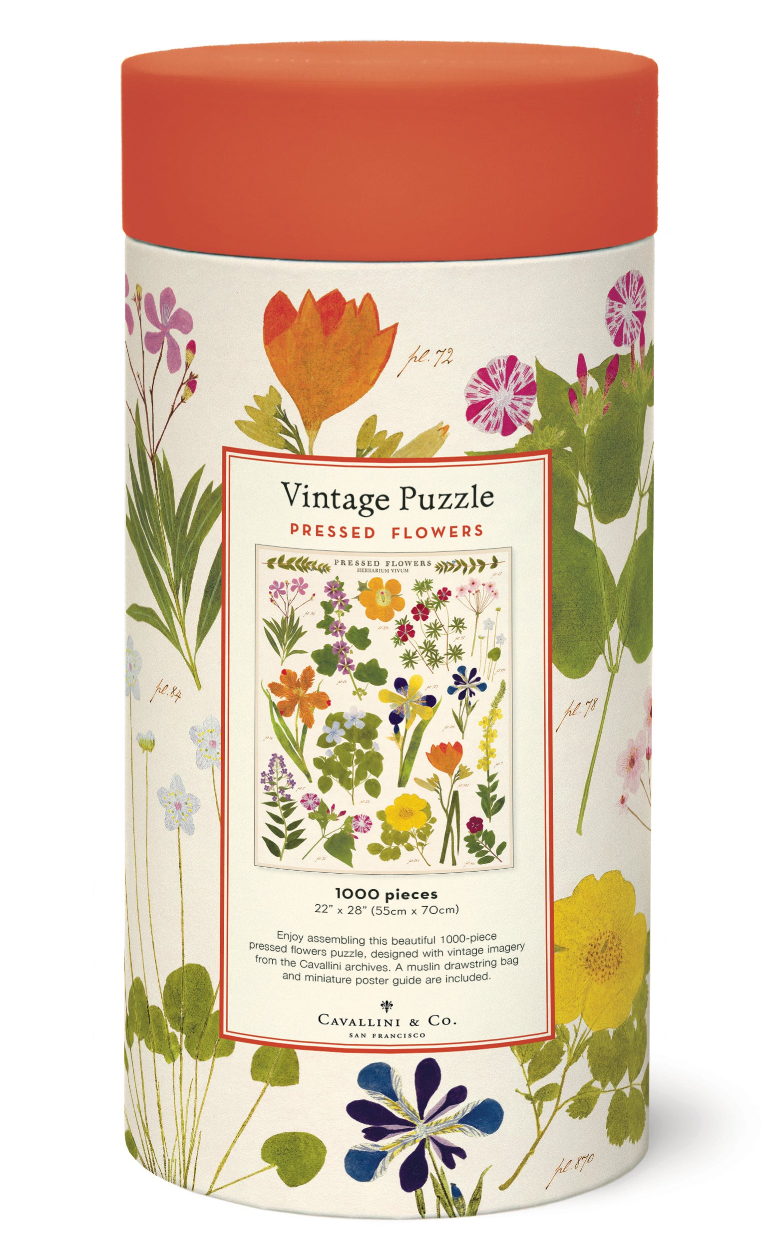 Pressed Flowers 
Cavallini Puzzle 1000 Teile