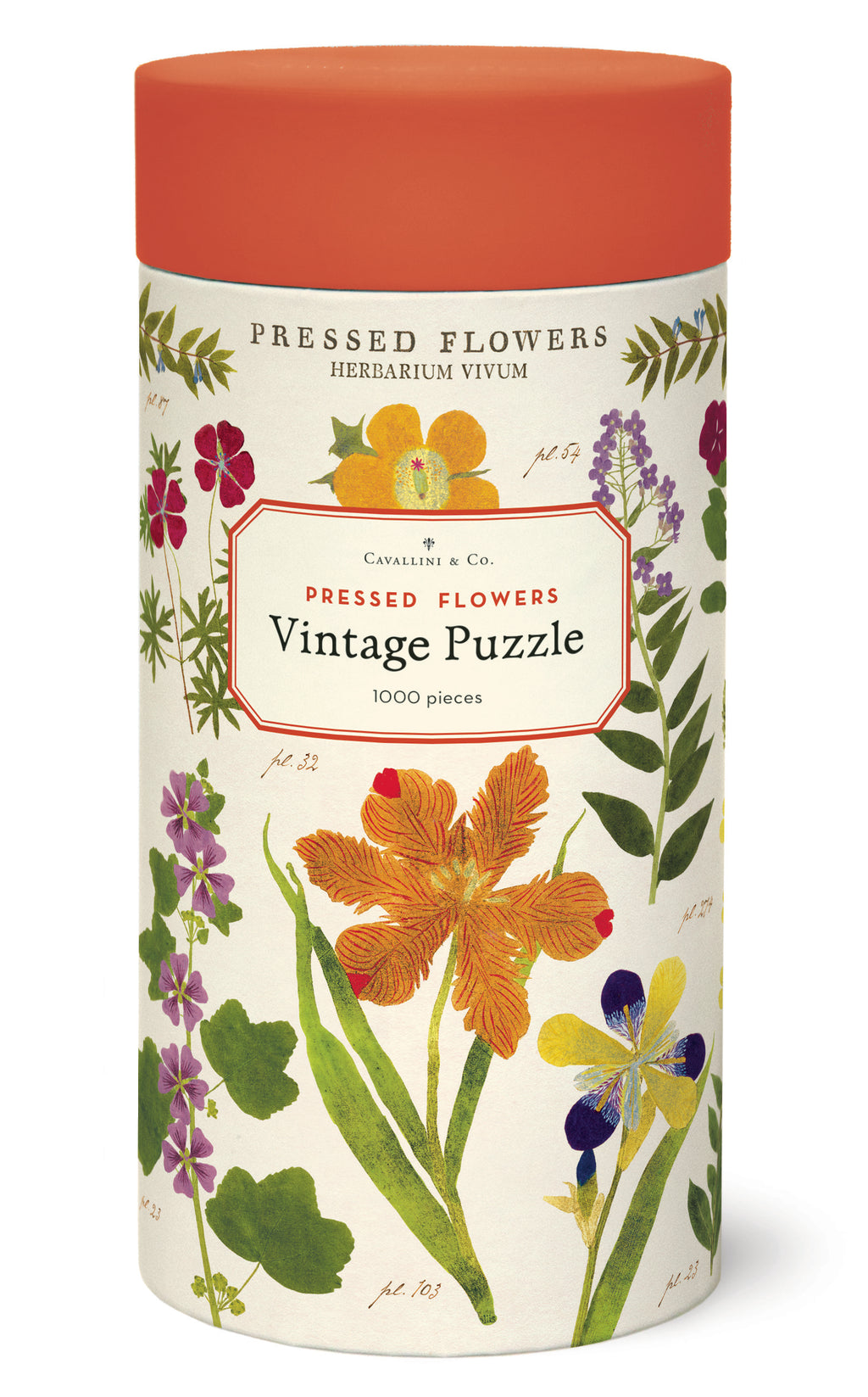 Pressed Flowers 
Cavallini Puzzle 1000 Teile