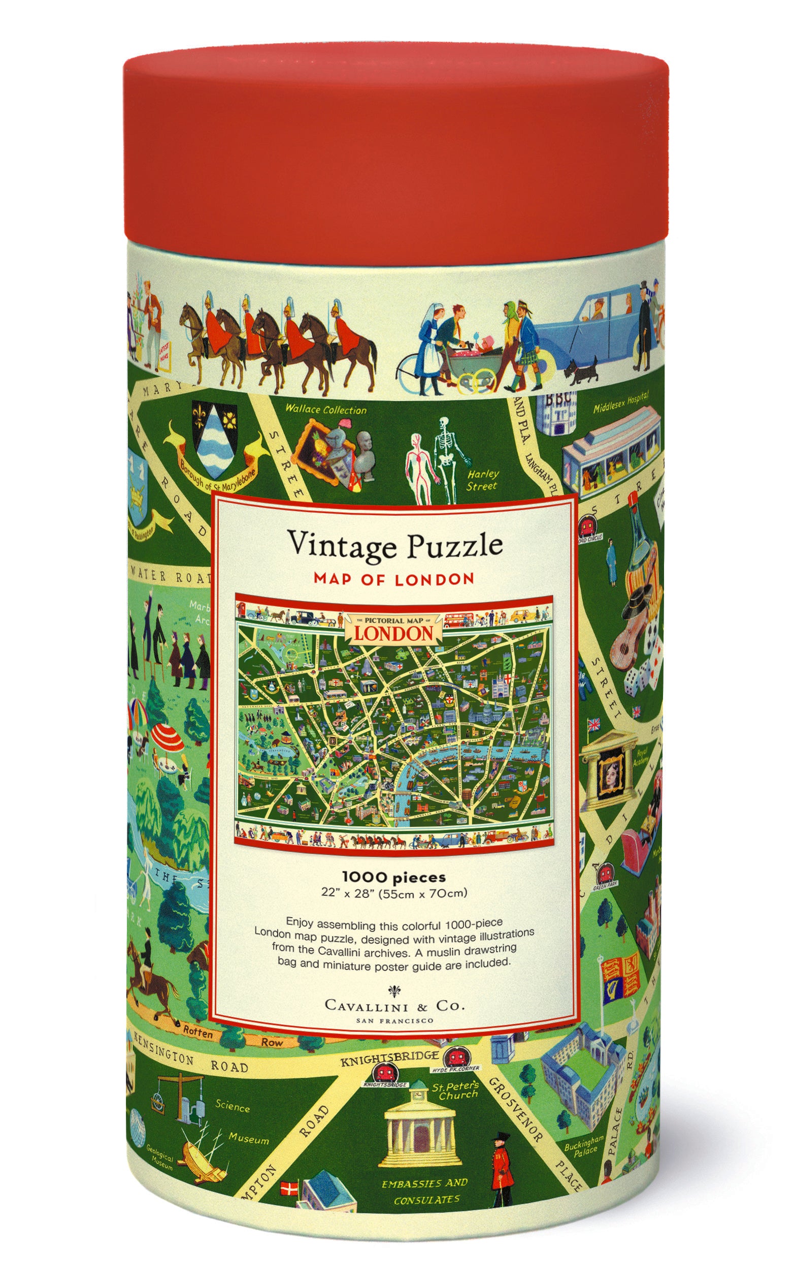 London 
Cavallini Puzzle 1000 Teile