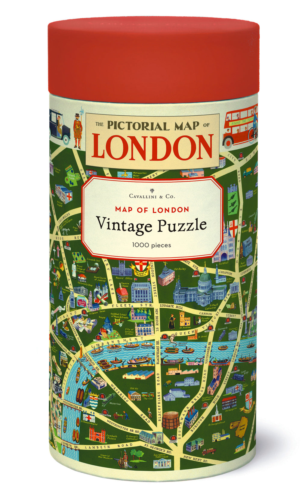London 
Cavallini Puzzle 1000 Teile