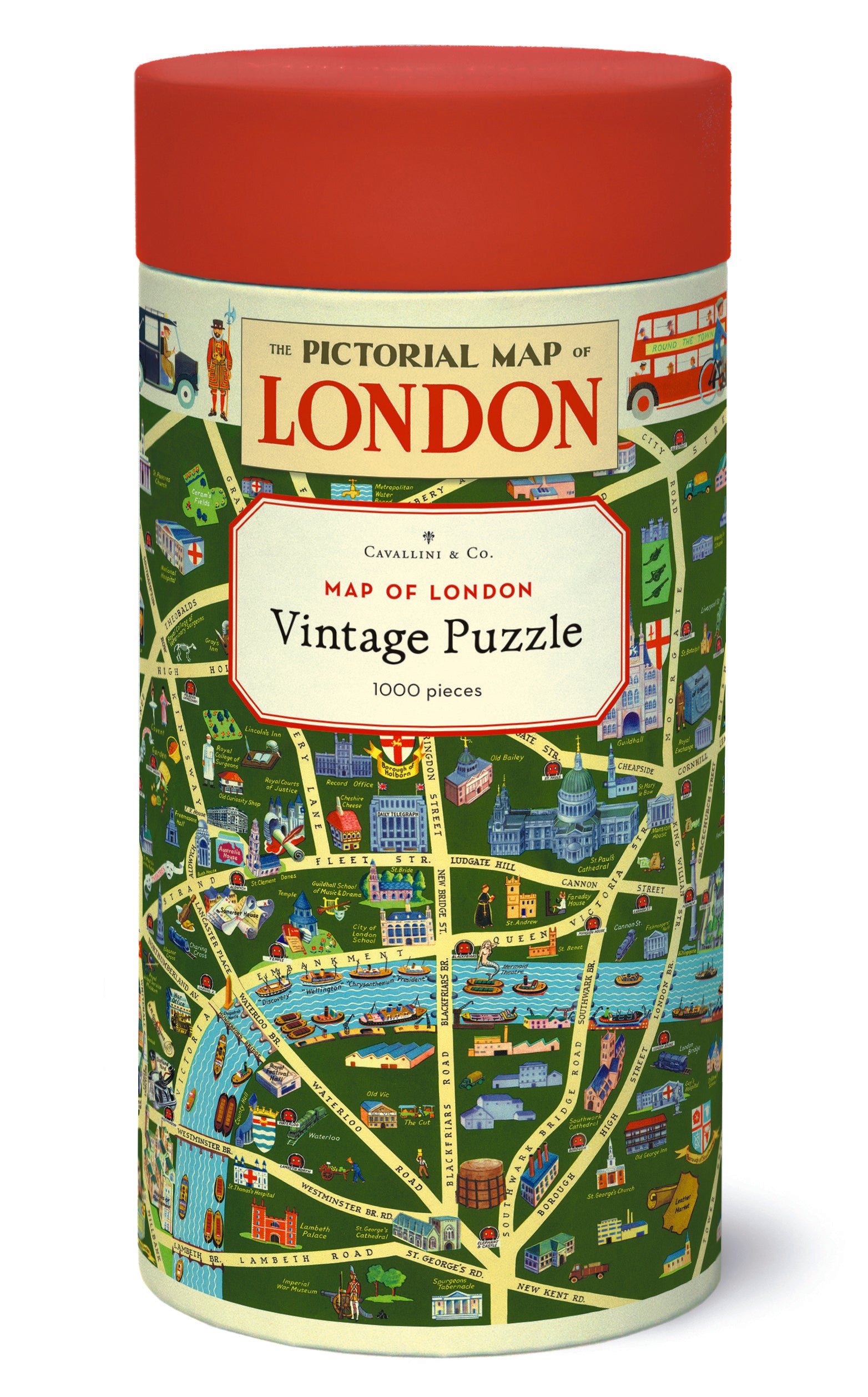 London 
Cavallini Puzzle 1000 Teile