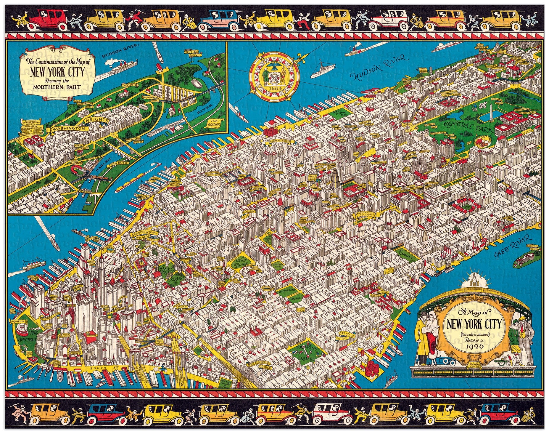 New York 
Cavallini Puzzle 1000 Teile