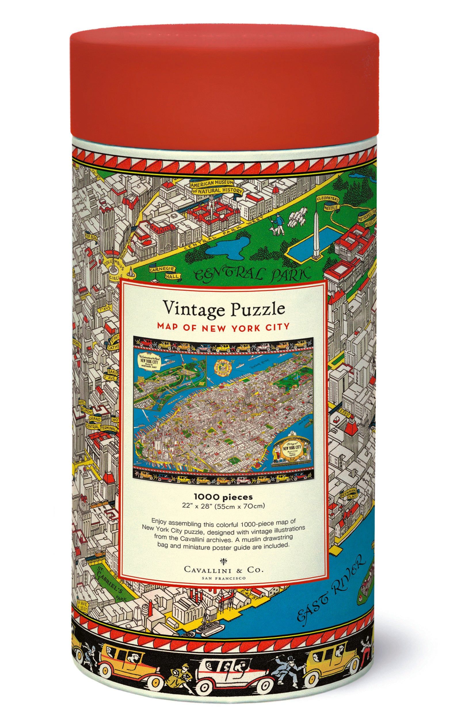 New York 
Cavallini Puzzle 1000 Teile