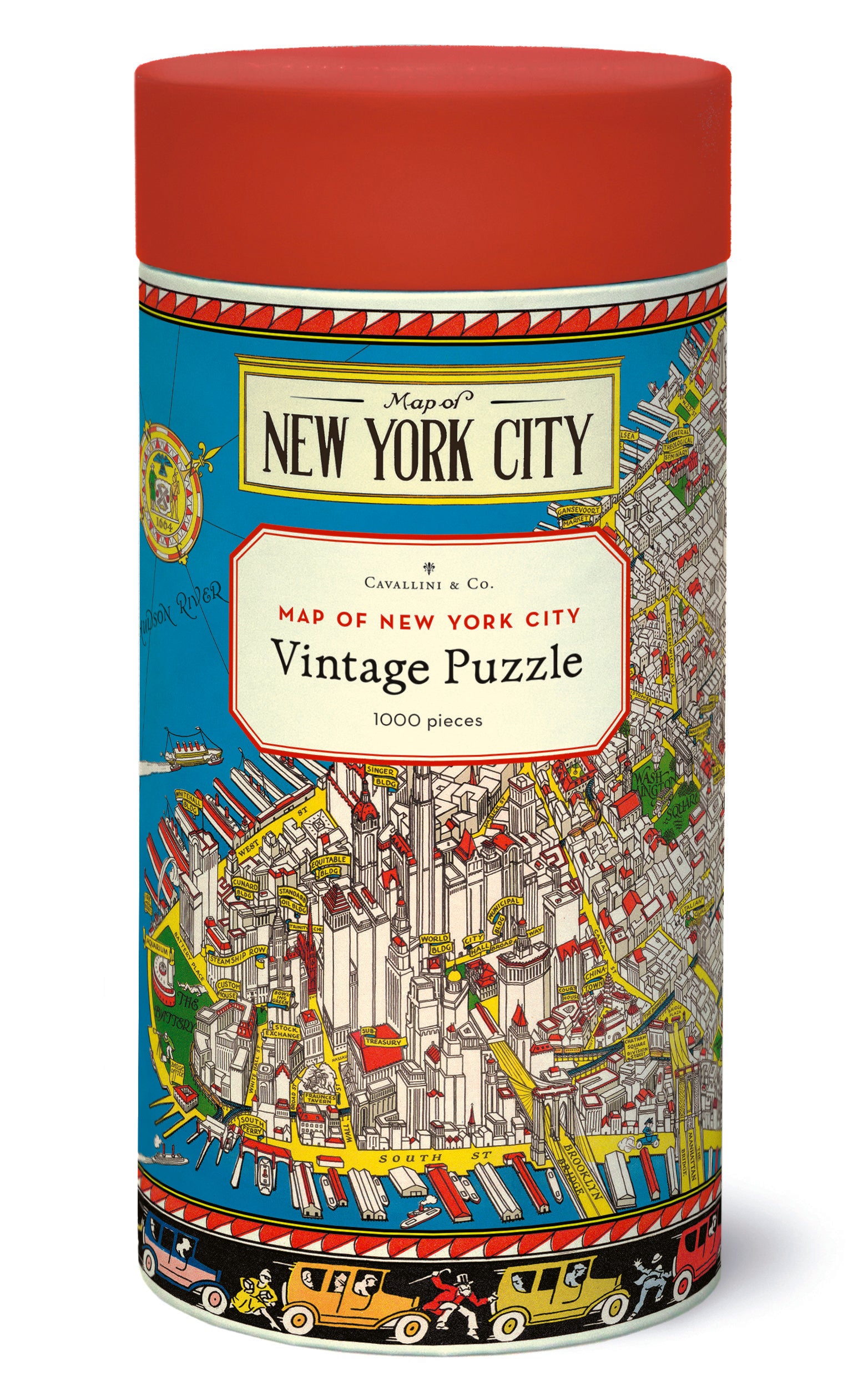 New York 
Cavallini Puzzle 1000 Teile