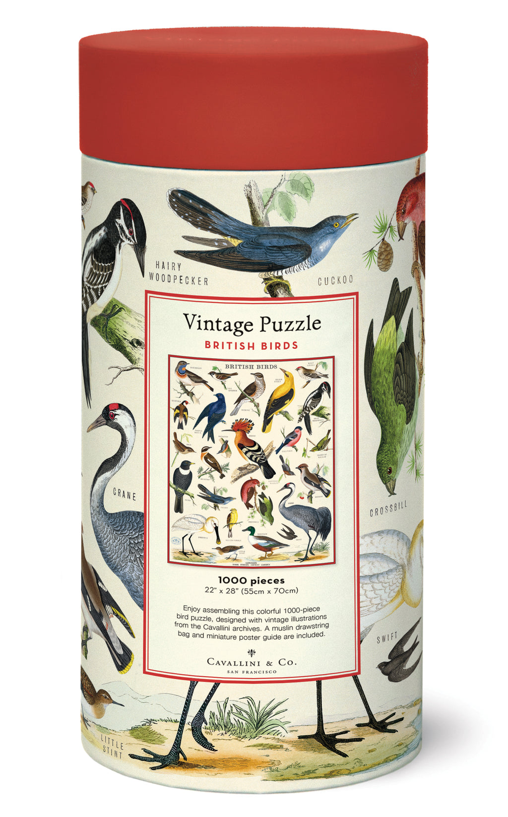 British Birds 
Cavallini Puzzle 1000 Teile