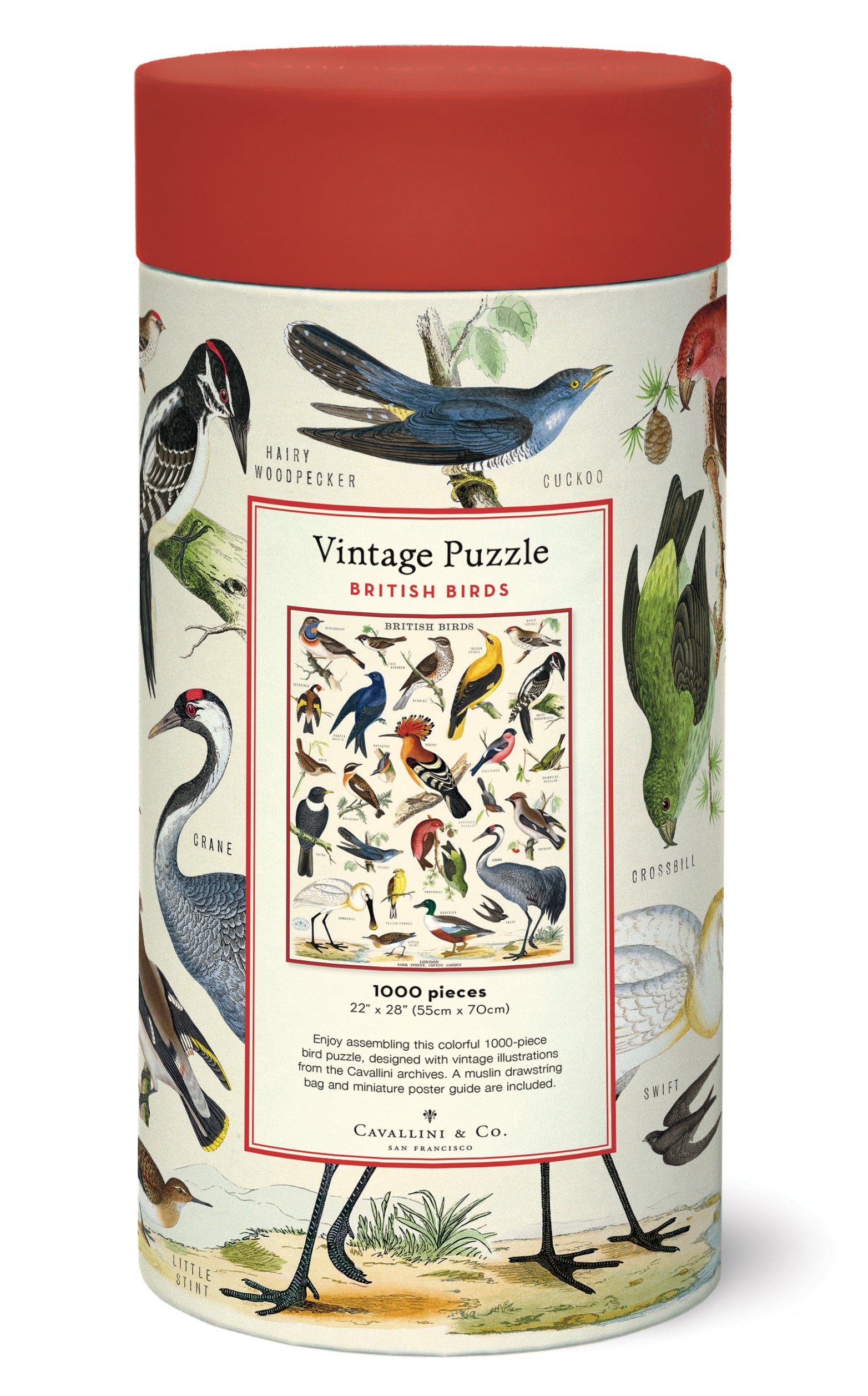 British Birds 
Cavallini Puzzle 1000 Teile