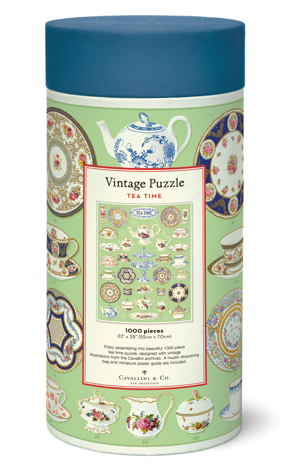 Tea Time 
Cavallini Puzzle 1000 Teile