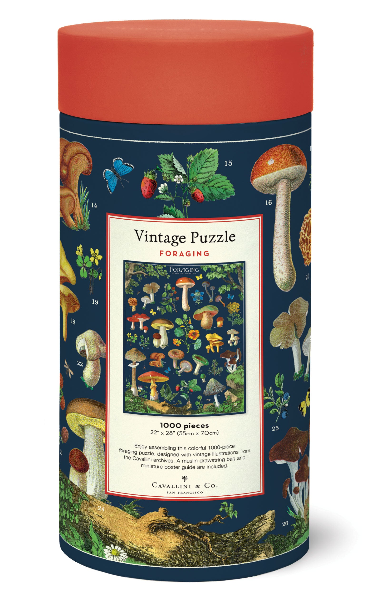 Foraging 
Cavallini Puzzle 1000 Teile