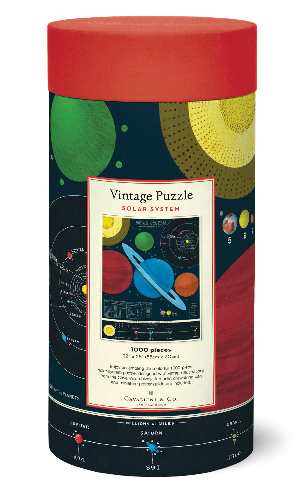 Solar System 
Cavallini Puzzle 1000 Teile