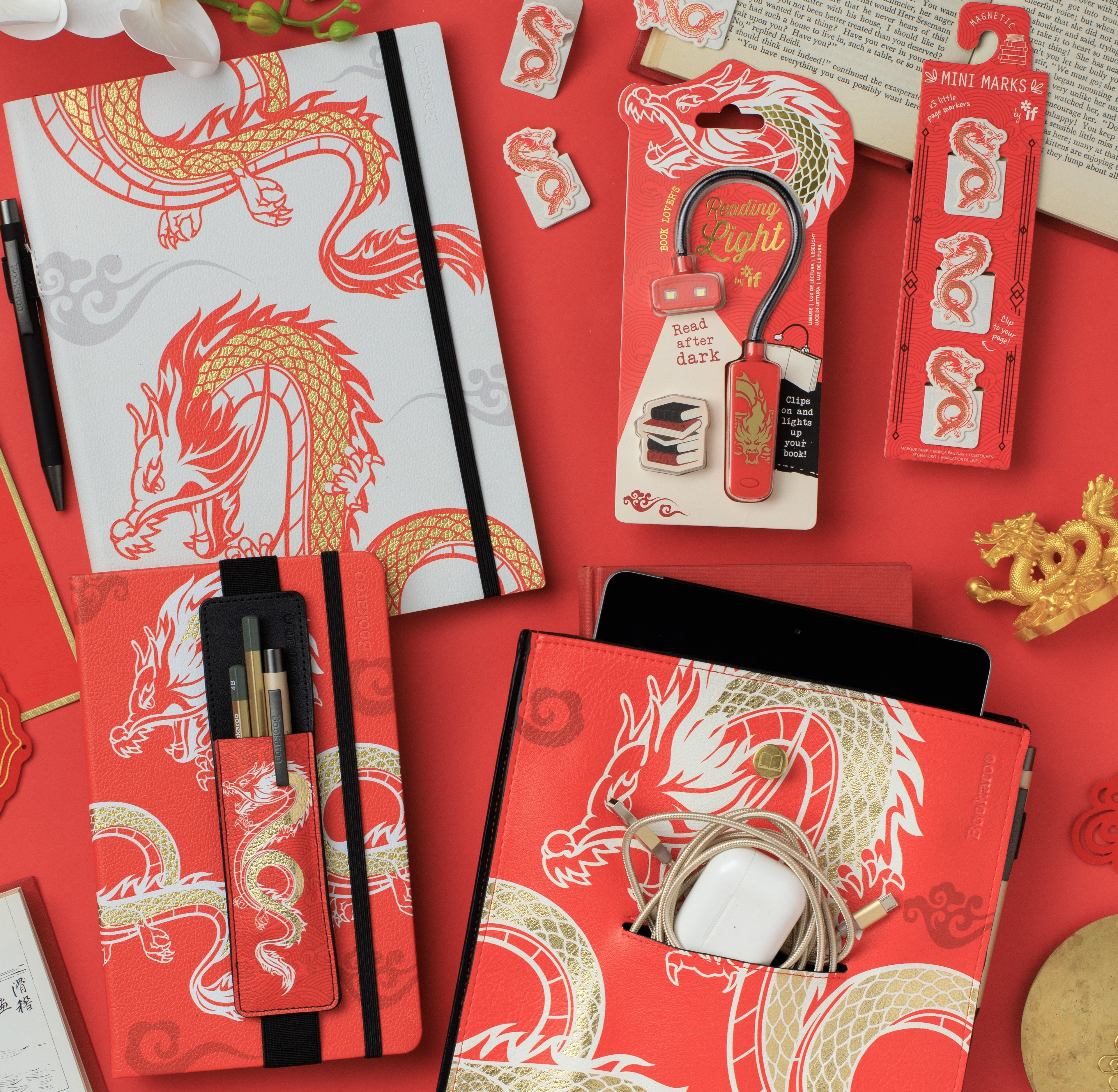 Bookaroo Große Buchtasche Warrior Dragon