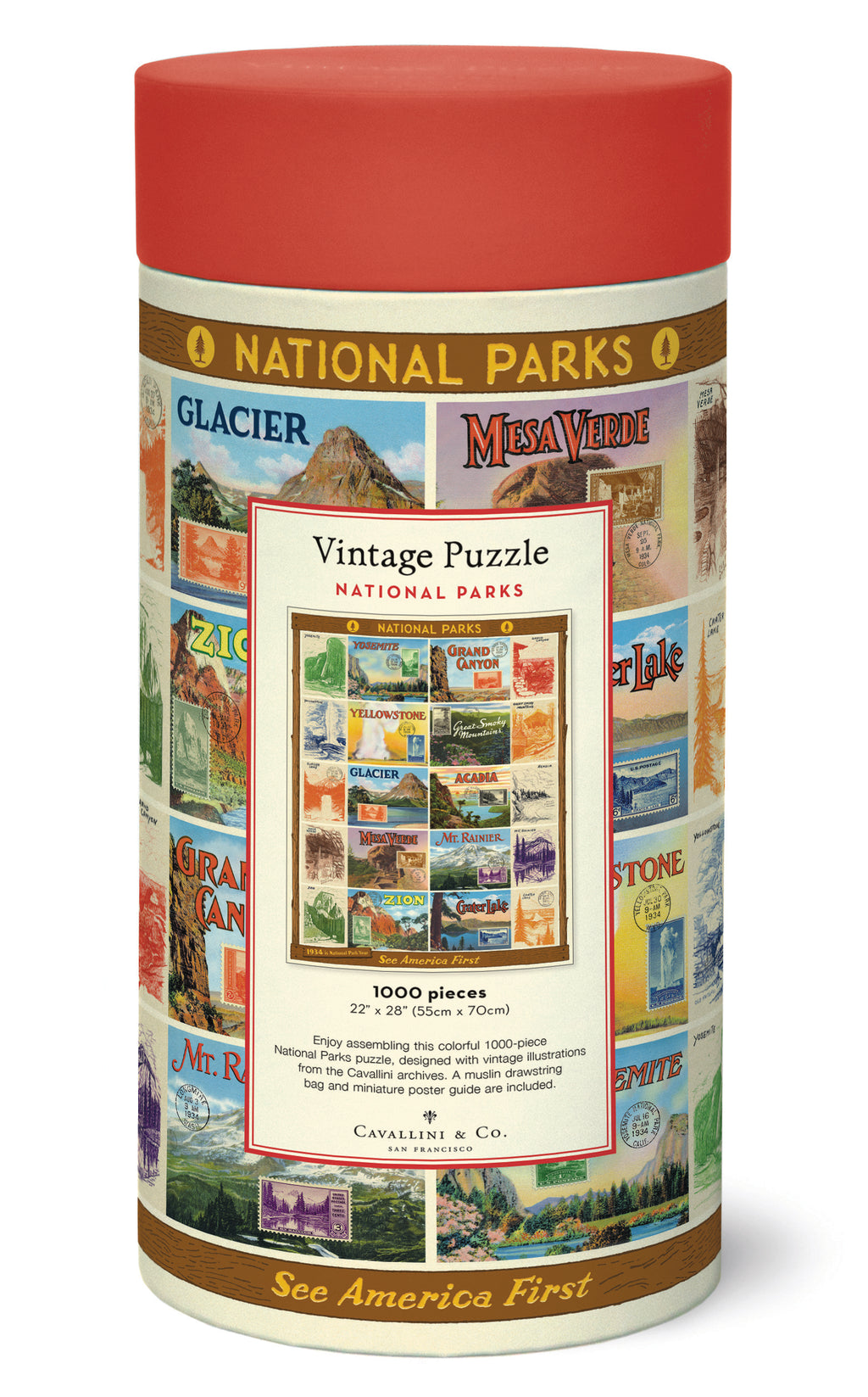 Nationalparks II Cavallini Puzzle 1000 Teile