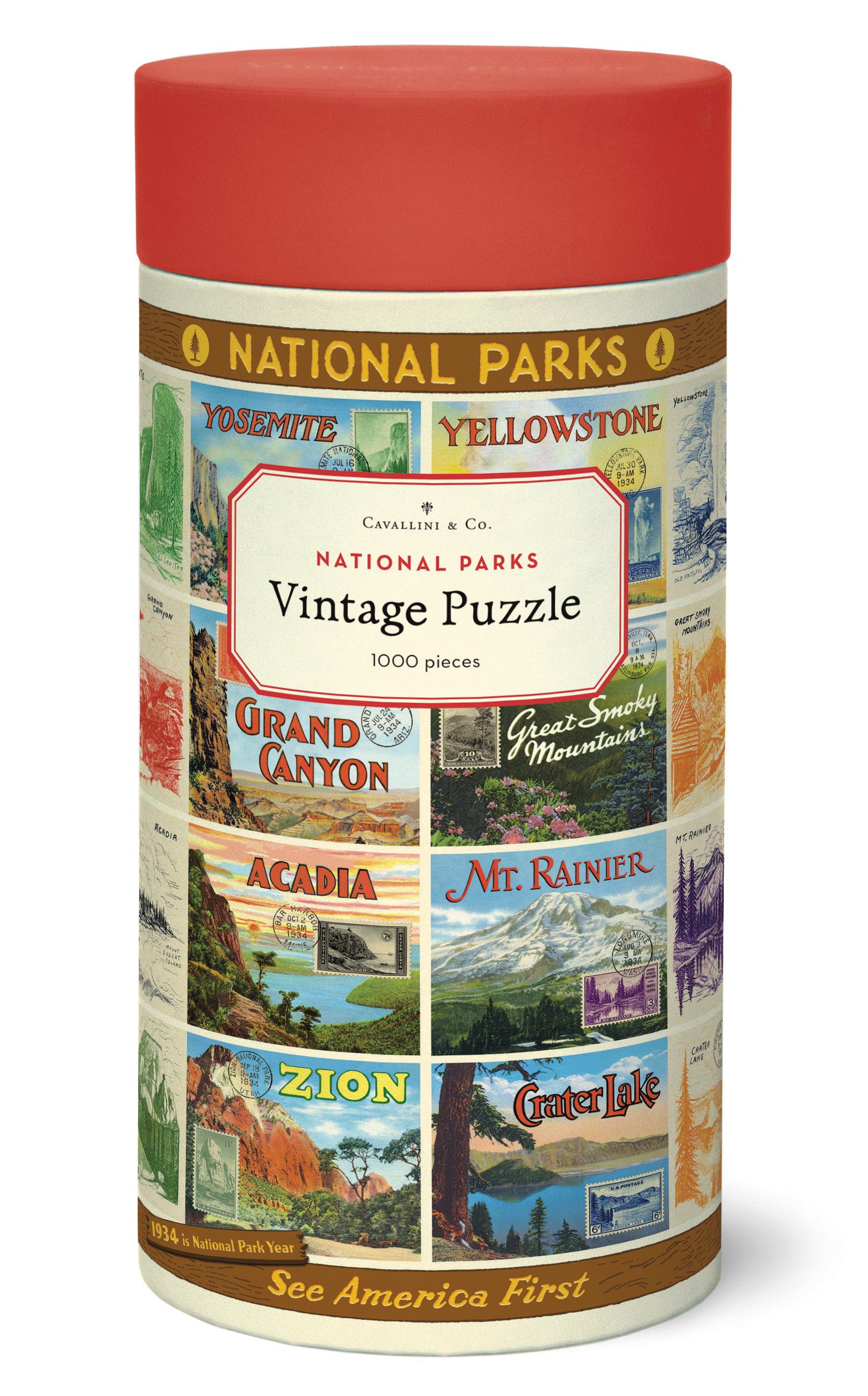 Nationalparks II Cavallini Puzzle 1000 Teile