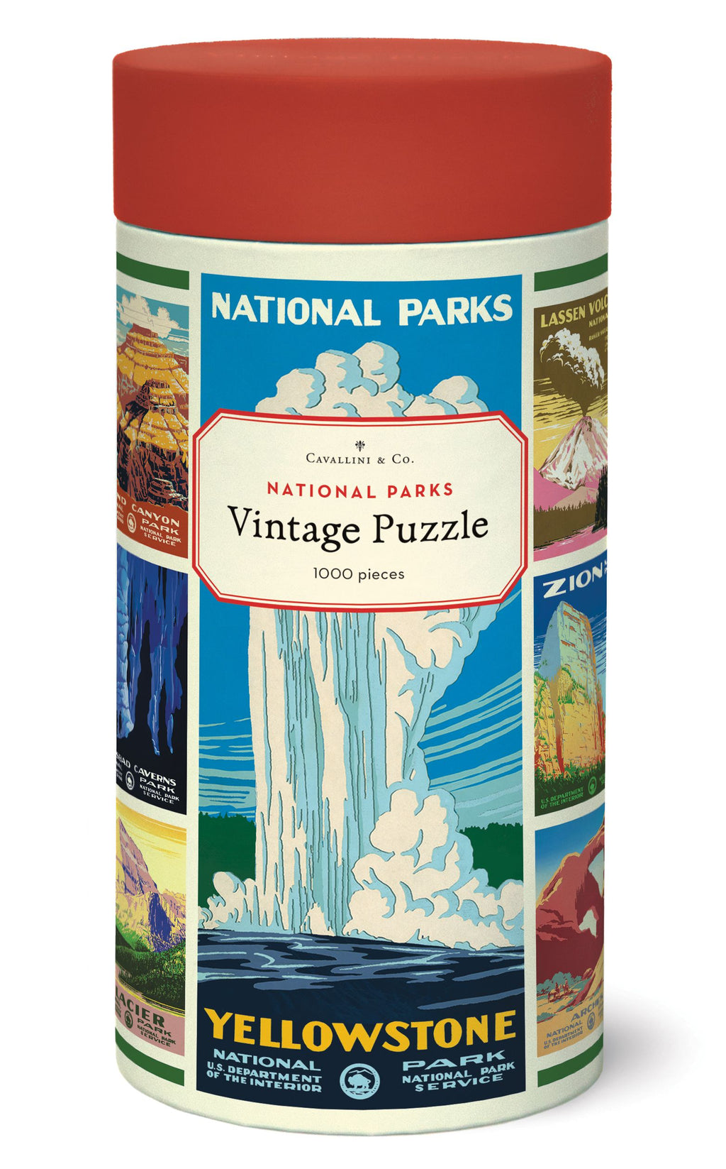 Nationalparks Posters Cavallini Puzzle 1000 Teile