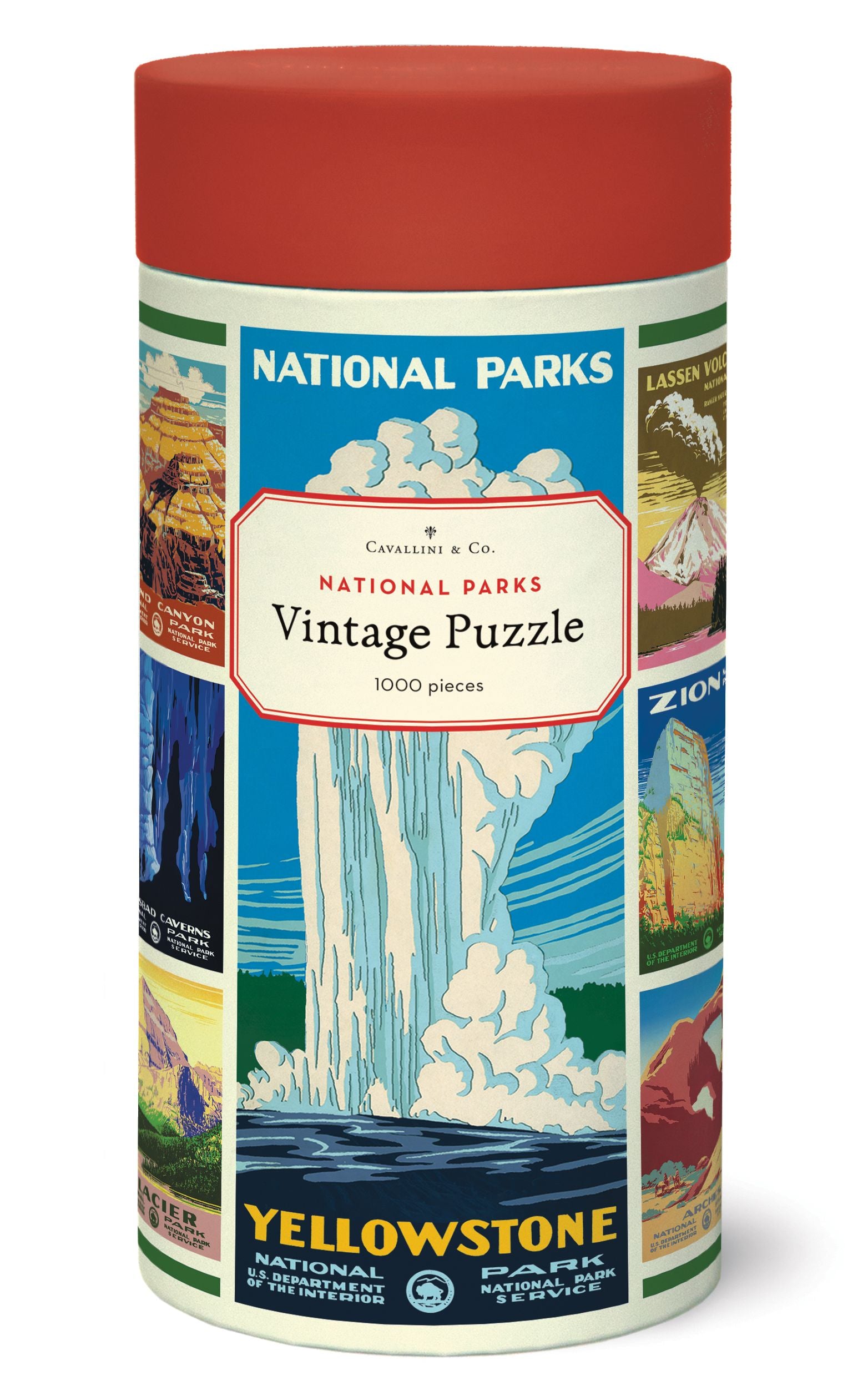 Nationalparks Posters Cavallini Puzzle 1000 Teile