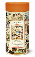Vintage Cats Cavallini Puzzle 1000 Teile