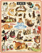 Vintage Cats Cavallini Puzzle 1000 Teile