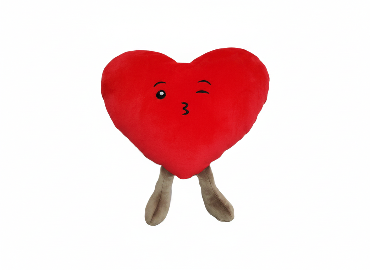 Plüschkissen "Liebes Herz"